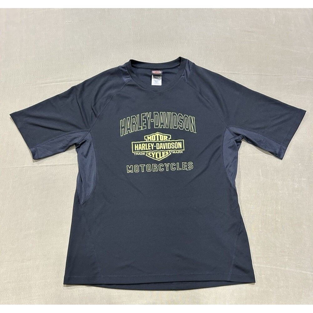 Harley Davidson Mens T-Shirt Black Size XL Hales H-D Mansfield Ohio B-15